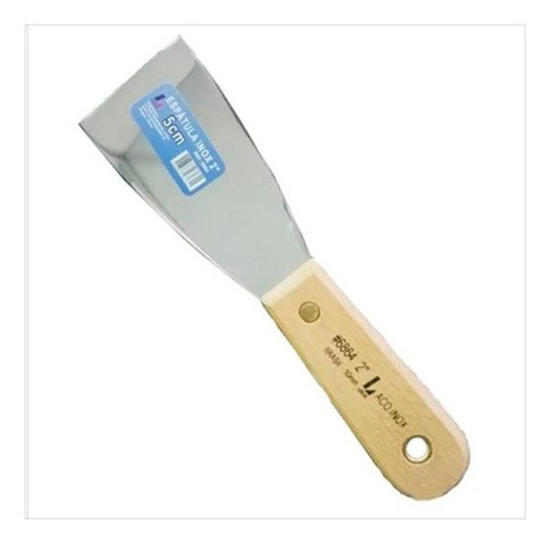 ESPATULA ACO LOTUS CABO MADEIRA 05,0CM 2" LOTUS - REF.6864