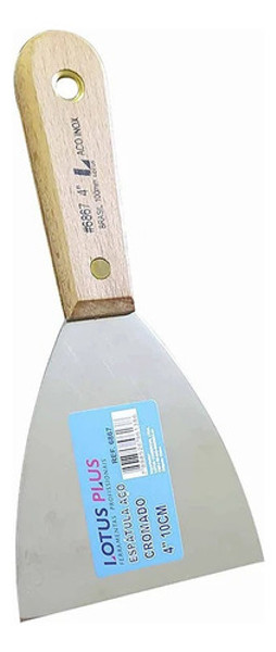 ESPATULA ACO LOTUS CABO MADEIRA 10,0CM 4" LOTUS - REF.6867