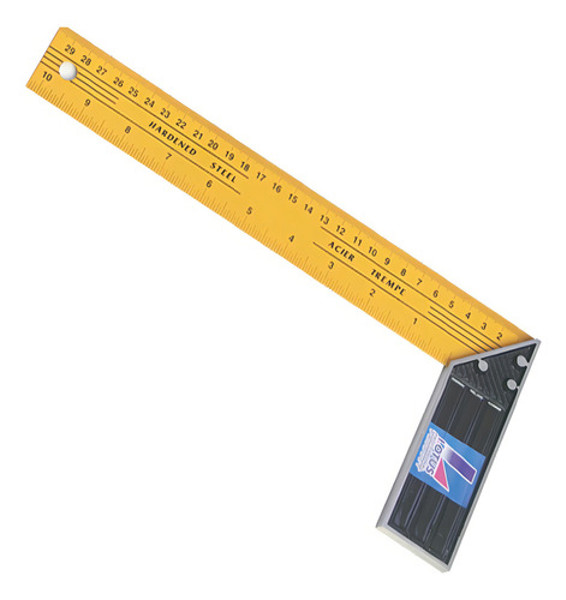 ESQUADRO ALUMINIO SIMPLES ACO DE 10" 250MM - LOTUS REF.5291