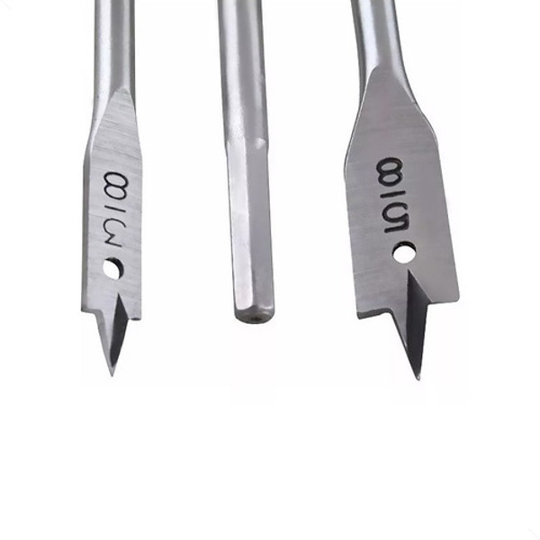 JOGO DE 06PCS COM BROCAS CHATA (3/8,5/8,7/8,1/2/3/4,1") LOTUS - REF.5962