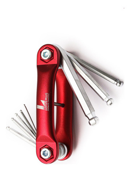 JOGO DE 08PCS COM CHAVE ALLEN EM CANIVETE LOTUS - REF.5211