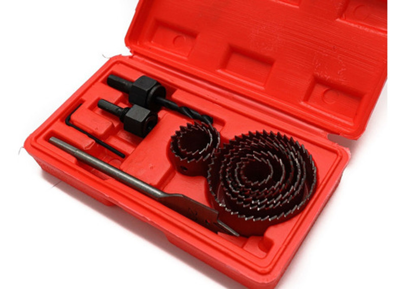 JOGO DE 12PCS COM SERRA COPO DE 18-63MM E SUPORTE LOTUS - REF.6122