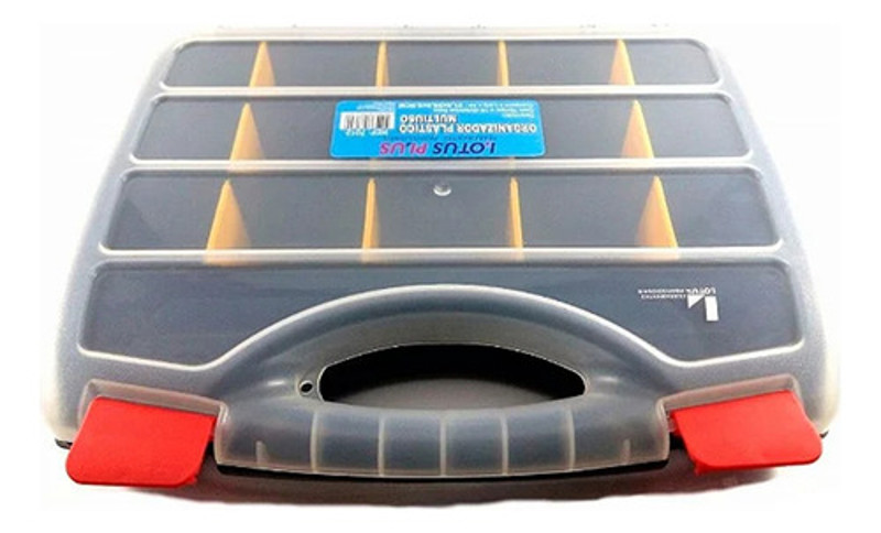 ORGANIZADOR LOTUS PLASTICO 31,5CM COM 16 DIVISORIAS - REF.7012