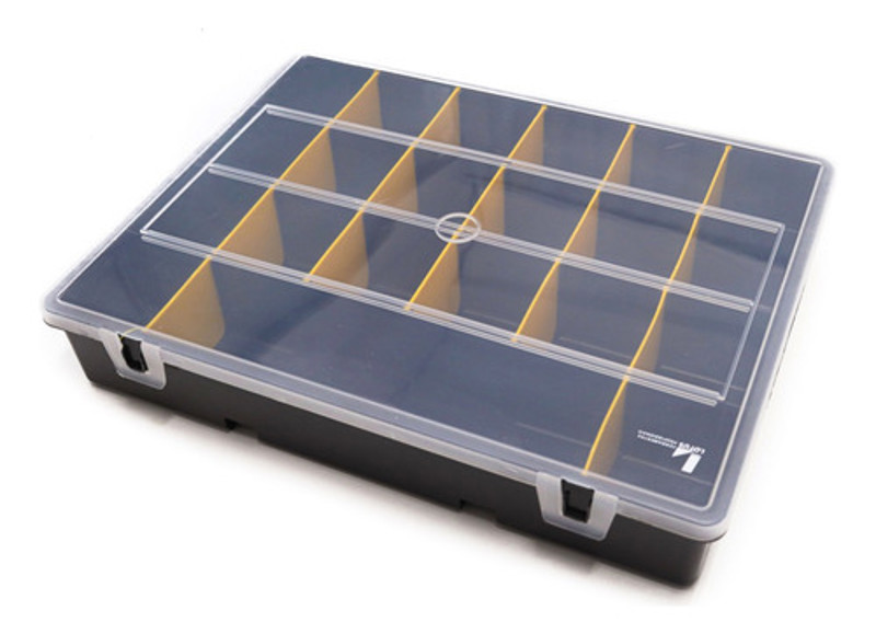 ORGANIZADOR LOTUS PLASTICO 36CM COM 18 DIVISORIAS - REF.7011