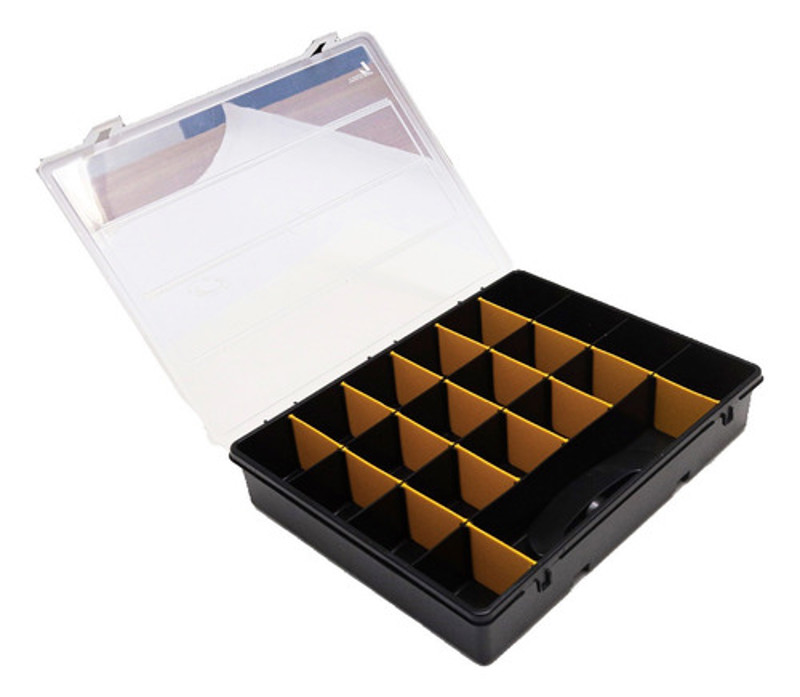 ORGANIZADOR LOTUS PLASTICO 36CM COM 18 DIVISORIAS - REF.7011