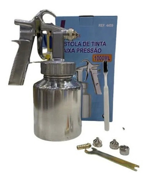 PISTOLA PARA PINTURA DE AR DIRETO BAIXA COM 01L LOTUS - REF.4459