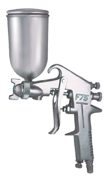 PISTOLA PARA PINTURA TINTA COPO SUPERIOR COM 350ML LOTUS - REF.4458