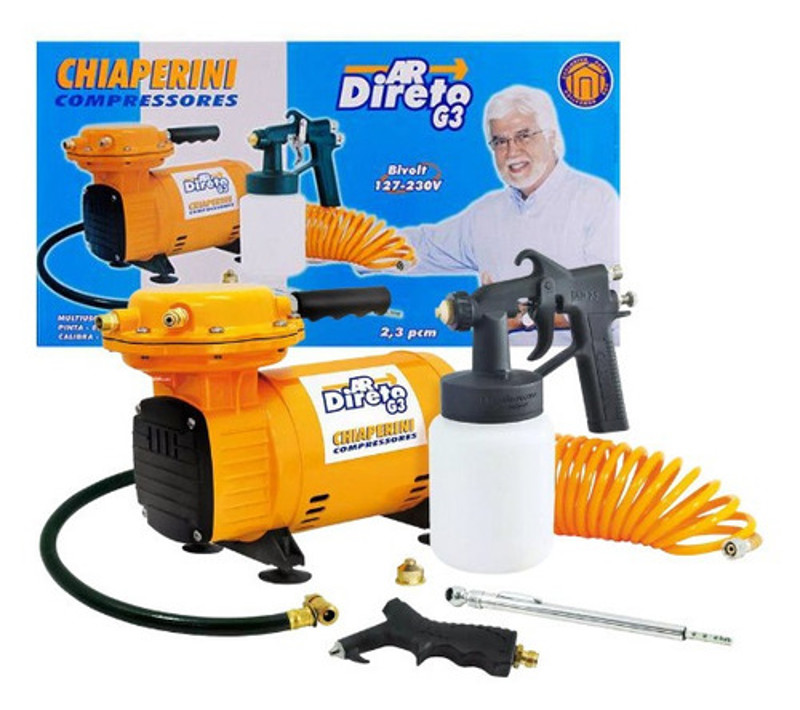 COMPRESSOR JET TUFAO CHIAPERINE PRESS G3 LARANJA