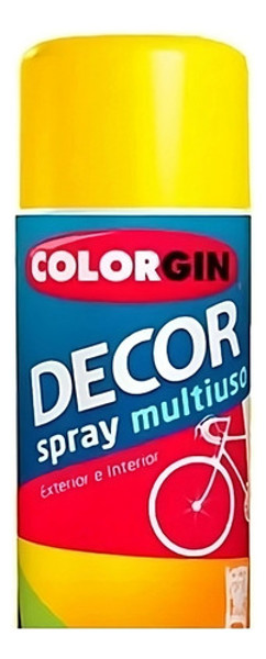 TINTA EM SPRAY COLORGIN USO GERAL - AMARELO