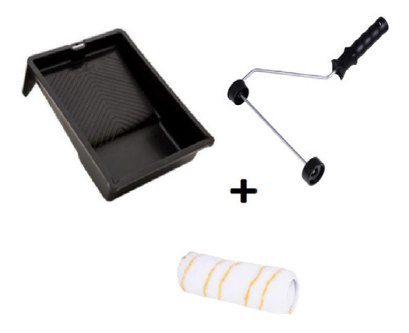 JOGO DE 03PCS PARA PINTURA COM ROLO E BANDEJA CONDOR - 8096