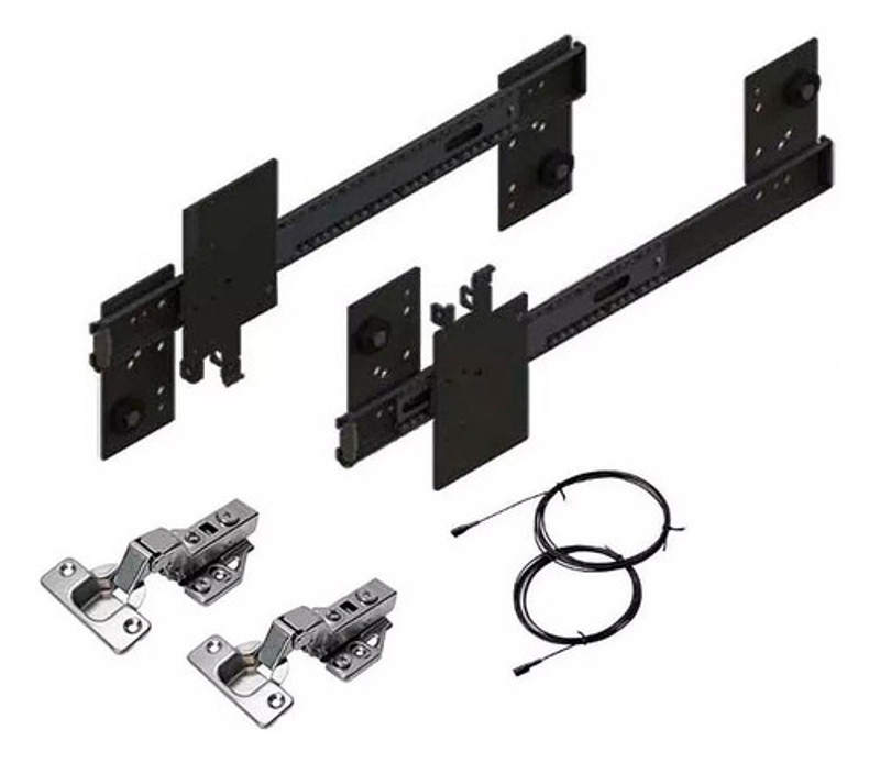 KIT PORTA ESCAMOTEAVEL RIVELATO 405MM PORTA EMBUTIDA ROMETAL- 15320