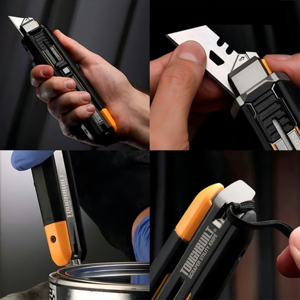 ESTILETE E RASPADOR COM 5 LAMINAS TOUGHBUILT - TB-H4S5-01