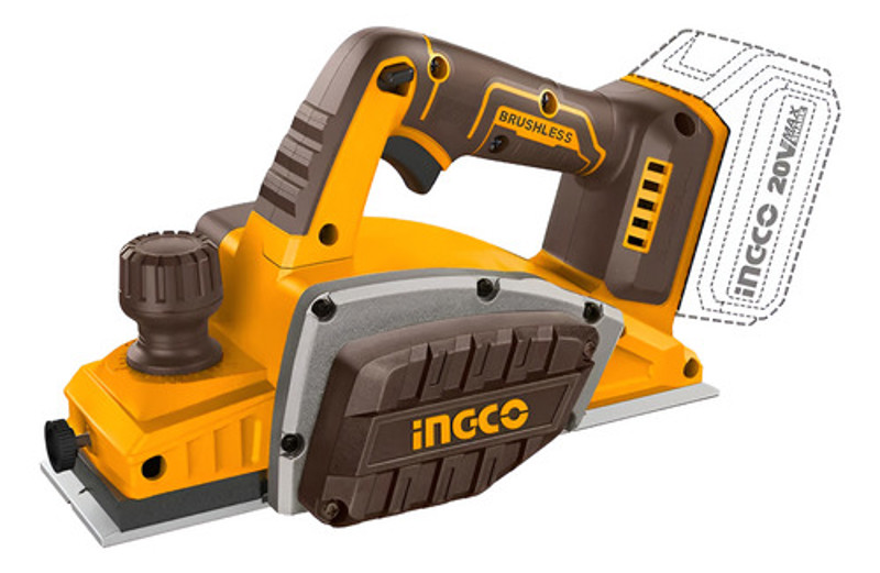 PLAINA A BATERIA 20V 82MM BRUSHLESS INGCO - CRLI20401