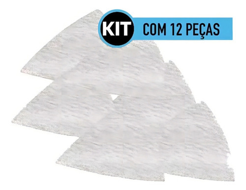 JOGO COM 12 LIXA PARA MULTIFERRAMENTA OCILANTE DEWALT - DWASPTRI3