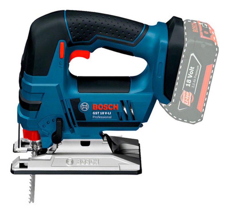 SERRA TICO TICO A BATERIA 18V BOSCH - GST 18V-LI-B - 060158J3D2