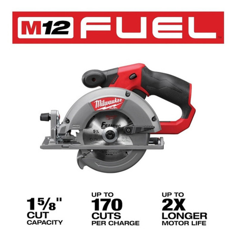 SERRA CIRCULAR 135MM A BATERIA 12V MILWAUKEE - 2530-20