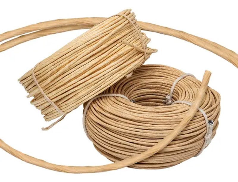 FIO CORDAO DE ACABAMENTO TORCIDO SINTETICO RATTAN 4MM - CLARO PC056