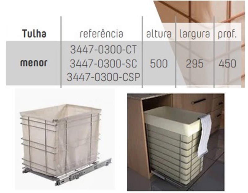 TULHA ELEVATTA MENOR SEM SACO DIMEC - 3447-0300-SC-05