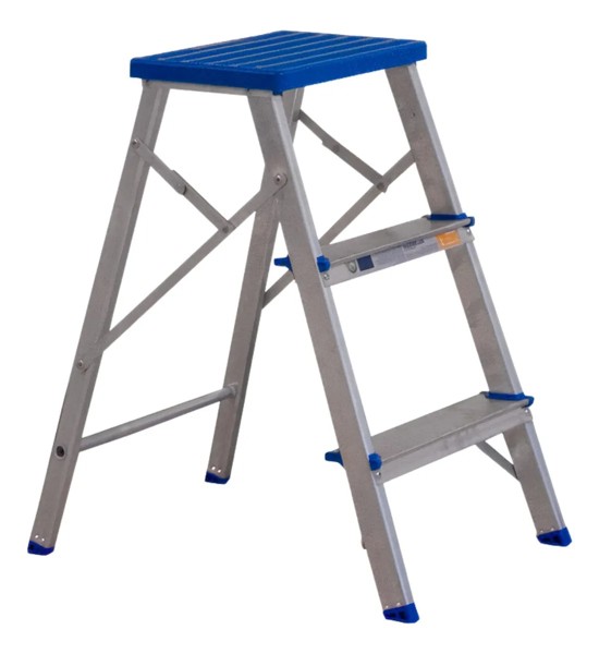 BANCO ESCADA ALUMINIO 03 DEGRAUS COM 64CM - ESC0071