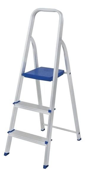 ESCADA ALUMINIO 03 DEGRAUS COM 1,14MTS