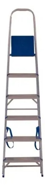 ESCADA ALUMINIO 06 DEGRAUS COM 1,80MTS
