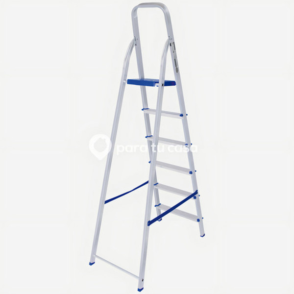 ESCADA ALUMINIO 06 DEGRAUS COM 1,80MTS