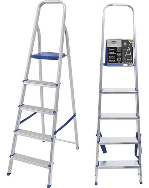 ESCADA ALUMINIO 05 DEGRAUS COM 1,58MTS