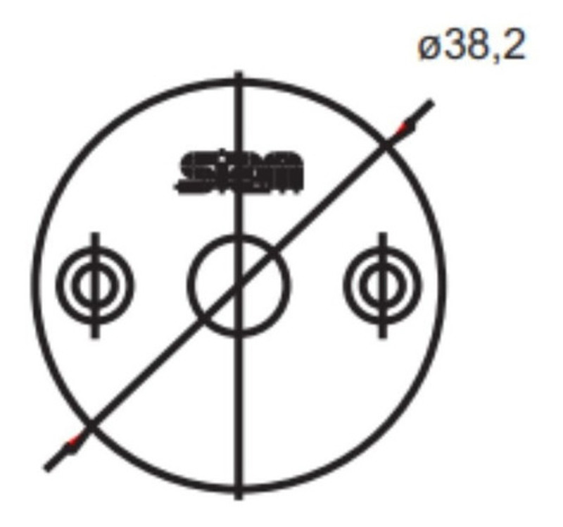 FECHADURA AUXILIAR TETRA SIMPLES DA STAM - 1001