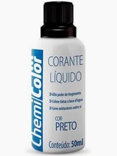 CORANTE PIGMENTADO LIQUIDO - COR: PRETO