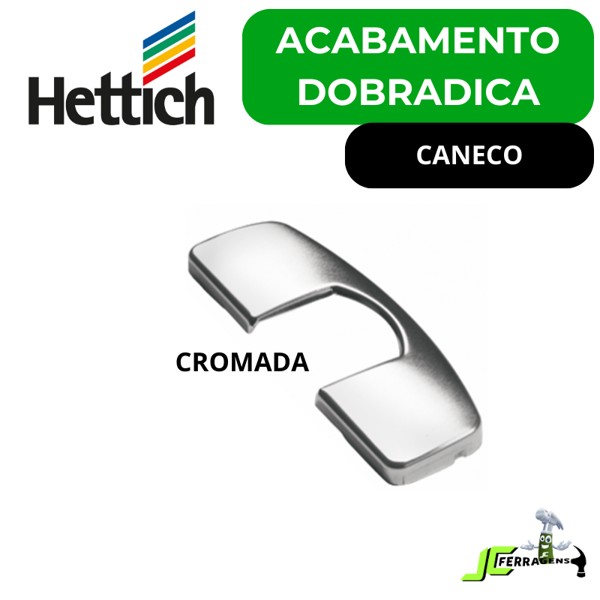 ACABAMENTO HETTICH PARA DOBRADICA 35MM SENSYS - CANECO ESCOVADO - 9088251