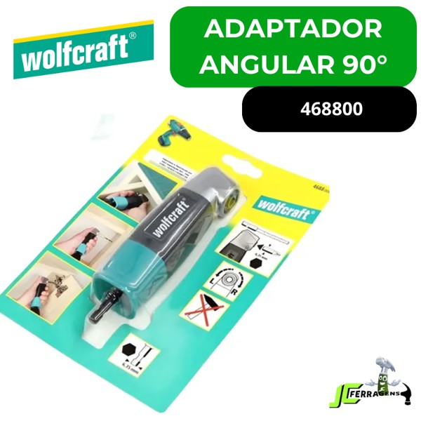 ADAPTADOR ANGULAR 90 GRAUS WOLFCRAFT - 468800