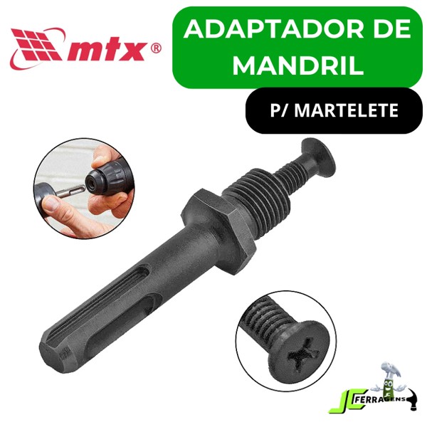 ADAPTADOR DE MANDRIL PARA MARTELETE SDS PLUS 1/2´- 20 MTX - 703569