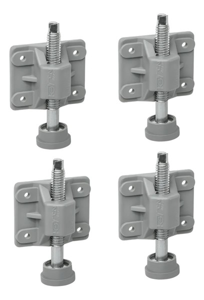 KIT COM 04  PE NIVELADOR PARA MOVEIS FGVTN 75MM - 0086.015102