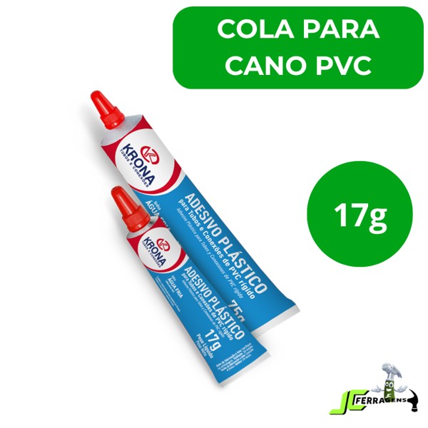 ADESIVO E COLA PRA CANO PVC COM 17 GRAMAS
