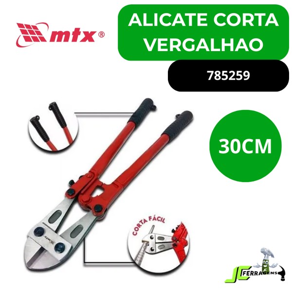 ALICATE CORTA VERGALHAO MTX 12" 30CM - 785259
