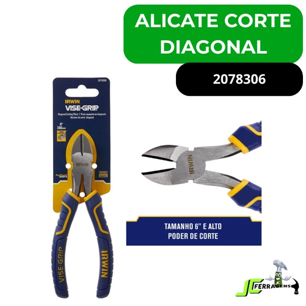 ALICATE CORTE DIAGONAL 6" IRWIN - 2078306