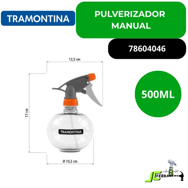 PULVERIZADOR MANUAL COM 450ML TRAMONTINA - 78604046