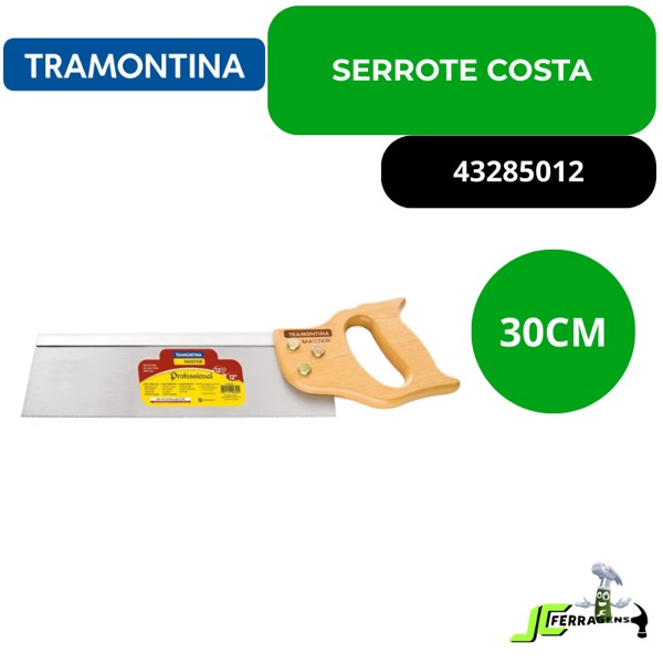 SERROTE TRAMONTINA RETANGULAR COSTA 12"300MM - 43285012