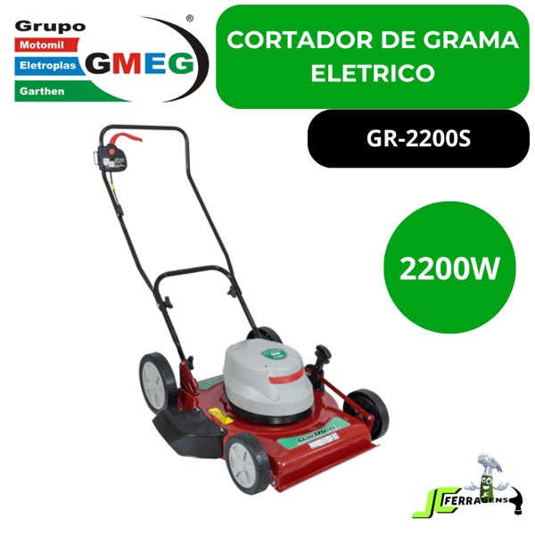 CORTADOR DE GRAMA ELETRICO COM 2200W MOTOMIL - GR-2200S - 00033260.4 220V