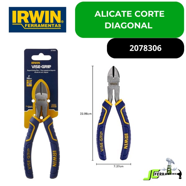 ALICATE CORTE DIAGONAL 6" IRWIN - 2078306