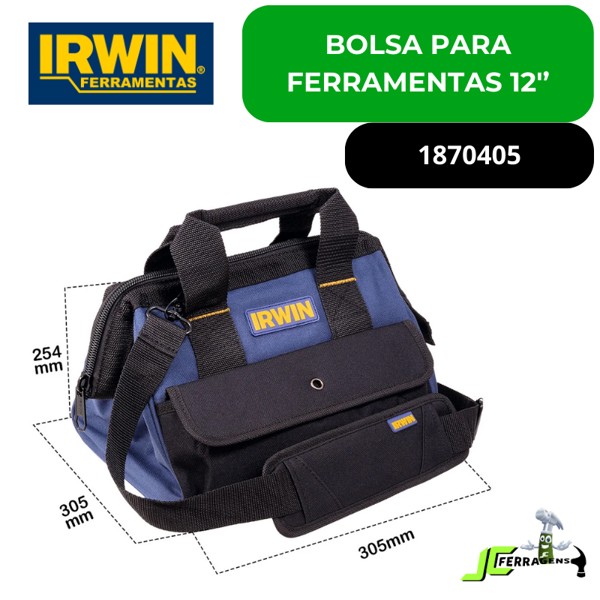 BOLSA E MOCHILA PARA FERRAMENTA 12" IRWIN - 1870405