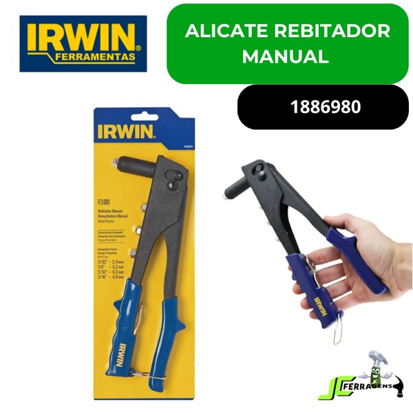 ALICATE REBITADOR MANUAL IRWIN - 1886980