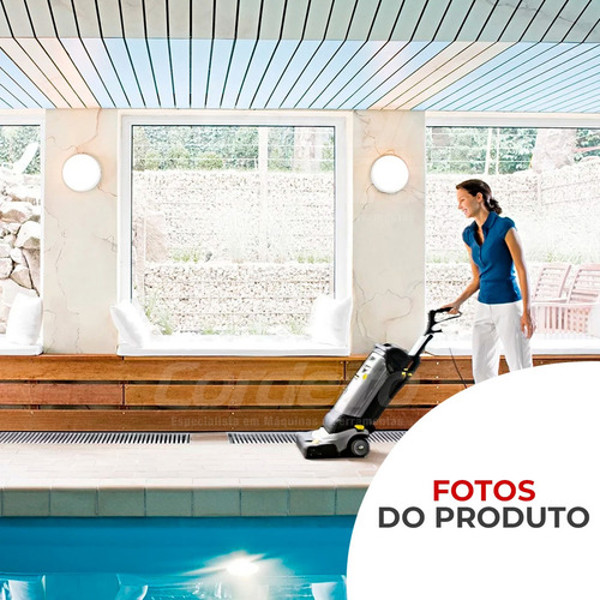 LAVADORA E SECADORA ELETRICA DE PISO COM 820W KARCHER - BR 30/4 C PROFISSIONAL - 9.398-624.0