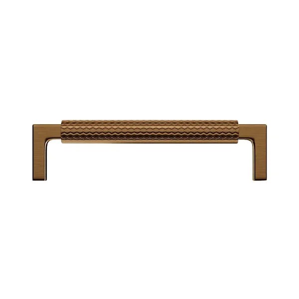 PUXADOR ITALYLINE ALCA ZIGRINATO - IL1780 160MM BRONZE (25015)