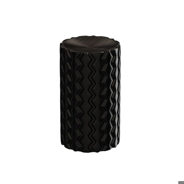 PUXADOR ITALYLINE PONTO ZIGRINATO 18X30 - IL1780 PRETO (25019)
