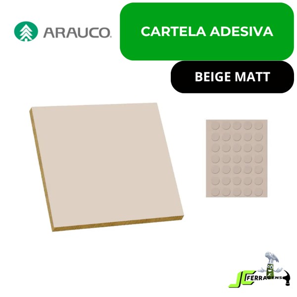CARTELA ADESIVA ARAUCO - BEIGE MATT