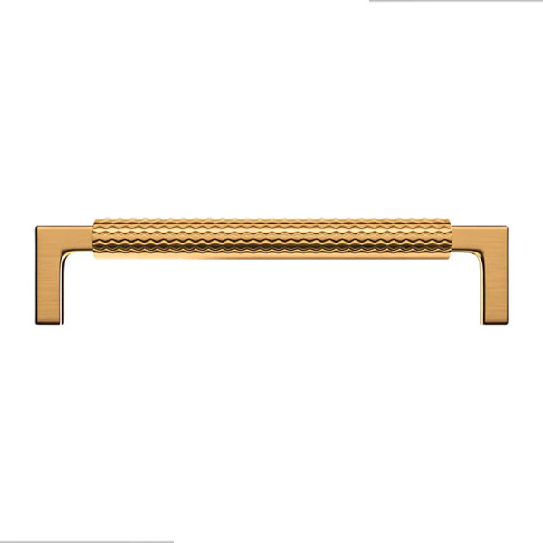 PUXADOR ITALYLINE ALCA ZIGRINATO - IL1780-160 - 160MM BRONZE ESCOVADO (25015)