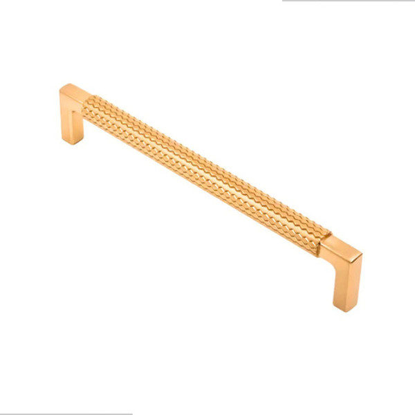 PUXADOR ITALYLINE ALCA ZIGRINATO - IL1780-160 - 160MM BRONZE ESCOVADO (25015)