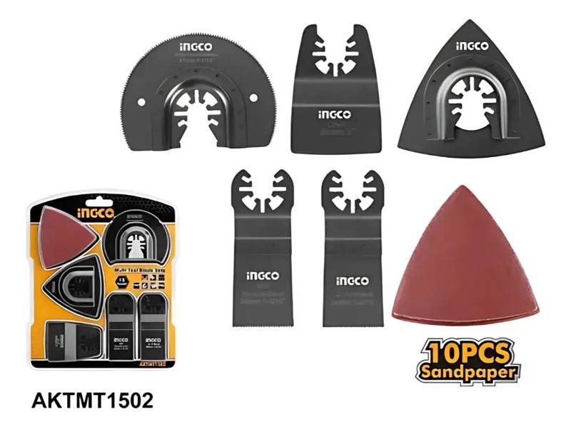 JOGO DE 15PCS MULTICORTADORA OCILANTES INGCO - AKTMT1502