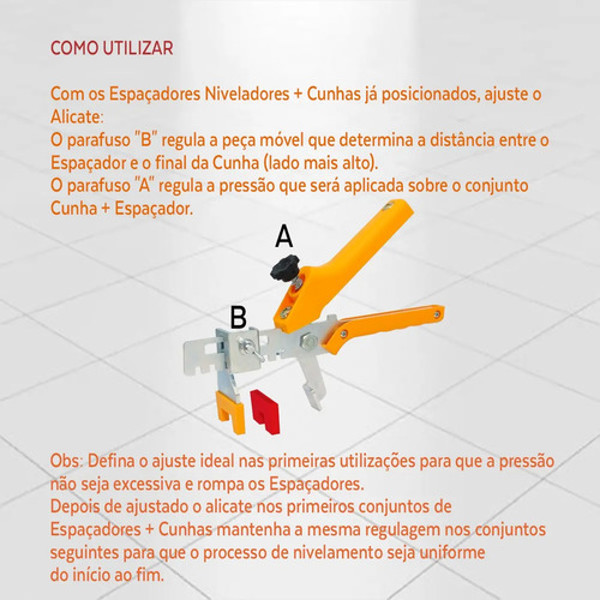 ALICATE NIVELAMENTO PORCELANATO CORTAG - 60969/60695